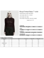 Red Rose Printed Gothic Base T-Shirt for Women