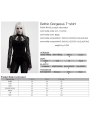 Black Gothic Gorgeous Embossed Velvet Shirt for Women