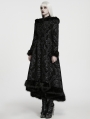 Black Gothic Elegant Vintage Stand Collar Jacket for Women