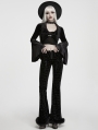 Black Gothic Velvet Bat Short Jacket for Women