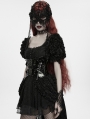 Black Gothic Night Dark Priestess Masque Mask