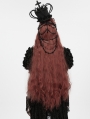 Black Gothic Night Dark Priestess Masque Mask