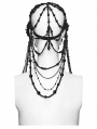 Black Gothic Night Dark Priestess Masque Mask