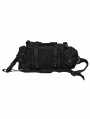 Black Gothic Punk Armory Convertible Waist Bag