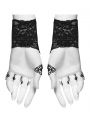Black Vintage Gothic Lace Ring Bracelet Gloves