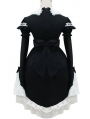 White and Black Long Sleeves Sweet Maid Lolita Dress