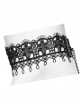Black Gothic Cathedral Cross Lace Choker