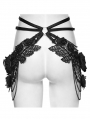 Black Gothic Rose Lace Hip Chains Harness