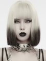 Silver Punk Spike Studded Gothic Choker