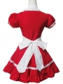 Red and White Sweet Maid Lolita Dress