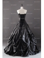 Black Gothic Corset Prom Ball Gowns
