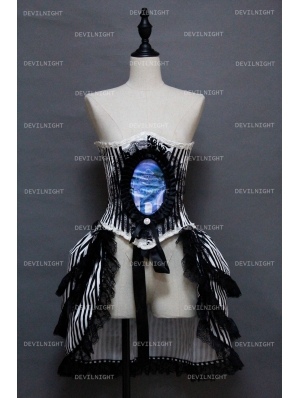 Gothic Corset Steampunk Burlesque Party Dress
