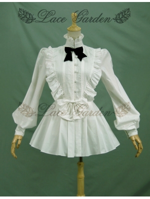 White Gothic Lolita Blouse for Women