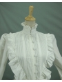 White Gothic Lolita Blouse for Women