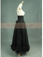 Black High Waist Gothic Skirt