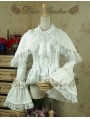 White Sweet Rococo Lolita Blouse for Women