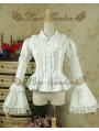White Sweet Rococo Lolita Blouse for Women