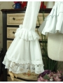 White Sweet Rococo Lolita Blouse for Women