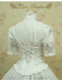 White Short Sleeves Lolita Blouse