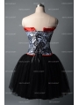 Fashion Short Gothic Corset Burlesque Party Dress