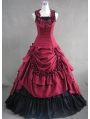 Red and Black Classic Gothic Ball Gowns