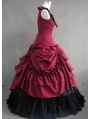 Red and Black Classic Gothic Ball Gowns