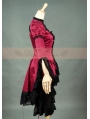 Satin and Lace Long Sleeves Gothic Blouse