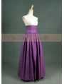 Purple Vintage High Waist Long Victorian Skirt
