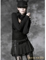 Black Gothic Punk Short Skirt