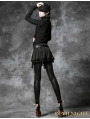 Black Gothic Punk Short Skirt