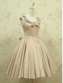 Nude Colors Sleeveless Classic Lolita Dress