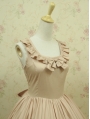 Nude Colors Sleeveless Classic Lolita Dress