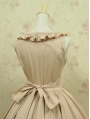 Nude Colors Sleeveless Classic Lolita Dress