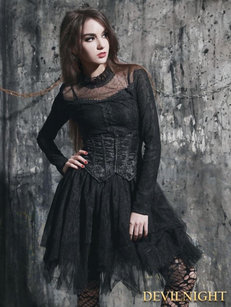 gothic corset gown