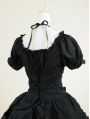 Black Short Sleeves Gothic Lolita Dress