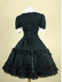 Black Short Sleeves Classic Lolita Dress