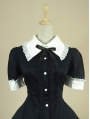 Black Short Sleeves Classic Lolita Dress