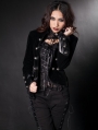 Black Gothic Short Jacket for Women