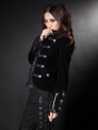 Black Gothic Short Jacket for Women