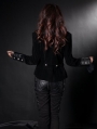 Black Gothic Short Jacket for Women