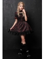 Black/Red Printed Gothic Lolita Dress