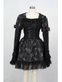 Black/Red Printed Gothic Lolita Dress