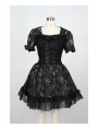 Black/Red Printed Gothic Lolita Dress