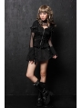 Black Long Sleeve Gothic Punk Dress