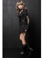 Black Long Sleeve Gothic Punk Dress