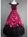 Red and Black Masquerade Gothic Ball Gowns