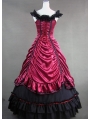 Red and Black Masquerade Gothic Ball Gowns