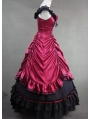 Red and Black Masquerade Gothic Ball Gowns