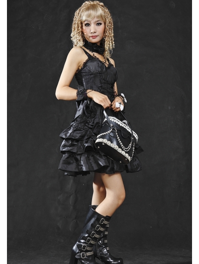 Black Gothic Lolita Dress