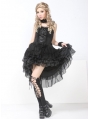 Black High-Low Gothic Lolita Dress